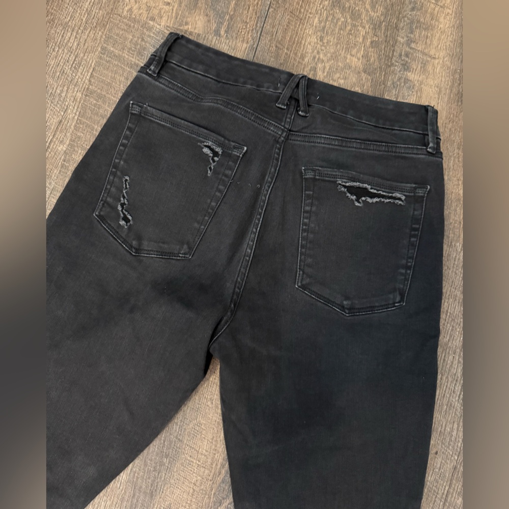 Good American Black Goodlegs Jeans - Picture 4 of 6